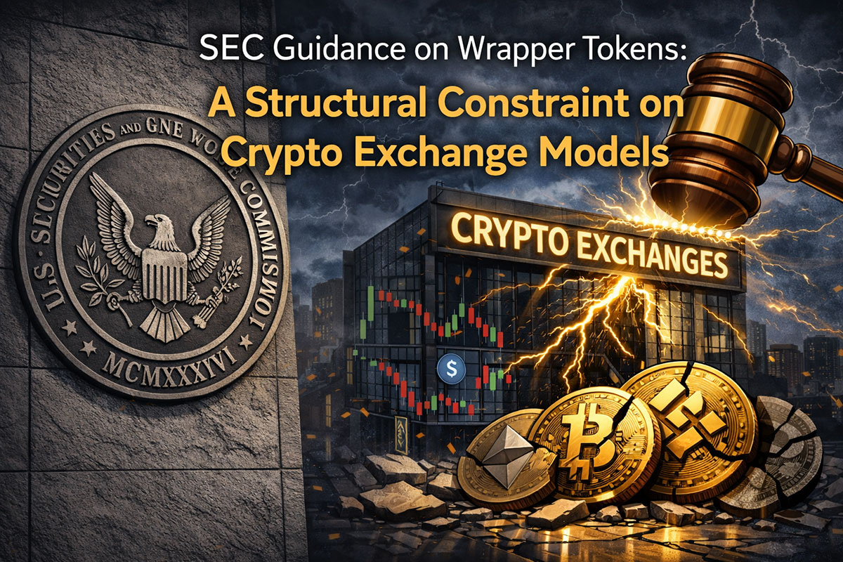 SEC Guidance on Wrapper Tokens: A Structural Constraint on Crypto Exchange Models